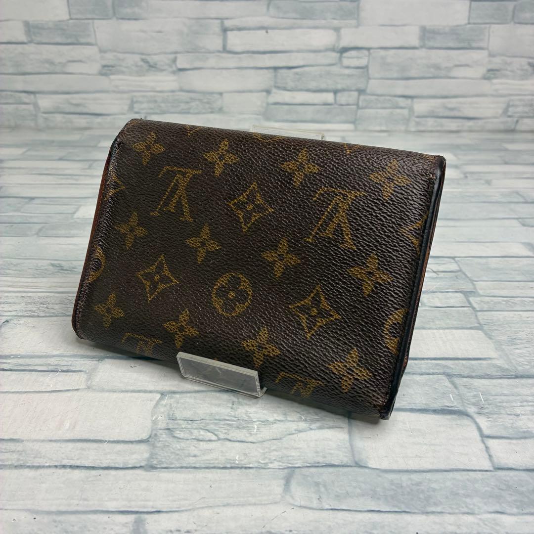 美品　55 LOUIS VUITTON ルイヴィトン　￼三つ折り財布　mt7