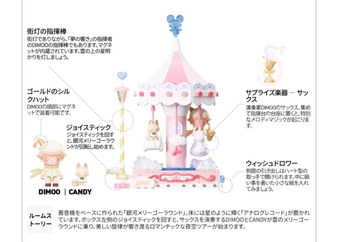 DIMOO Dream Melody シリーズブロックフィ ギュア 全セット