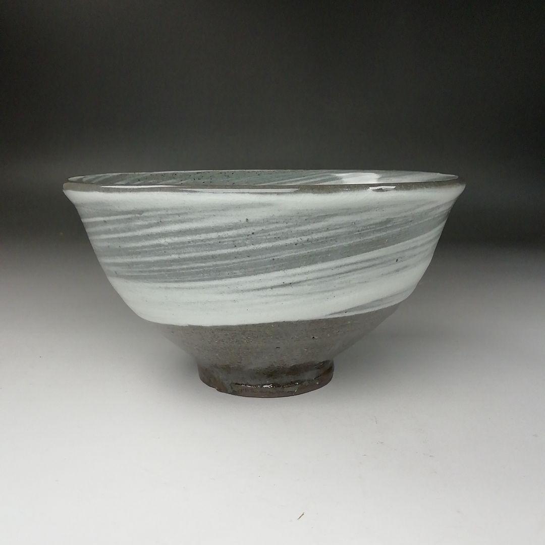 Ｔ２５３　茶碗　『唐津刷毛目茶碗』『中里隆』　共箱　抹茶碗　茶道具