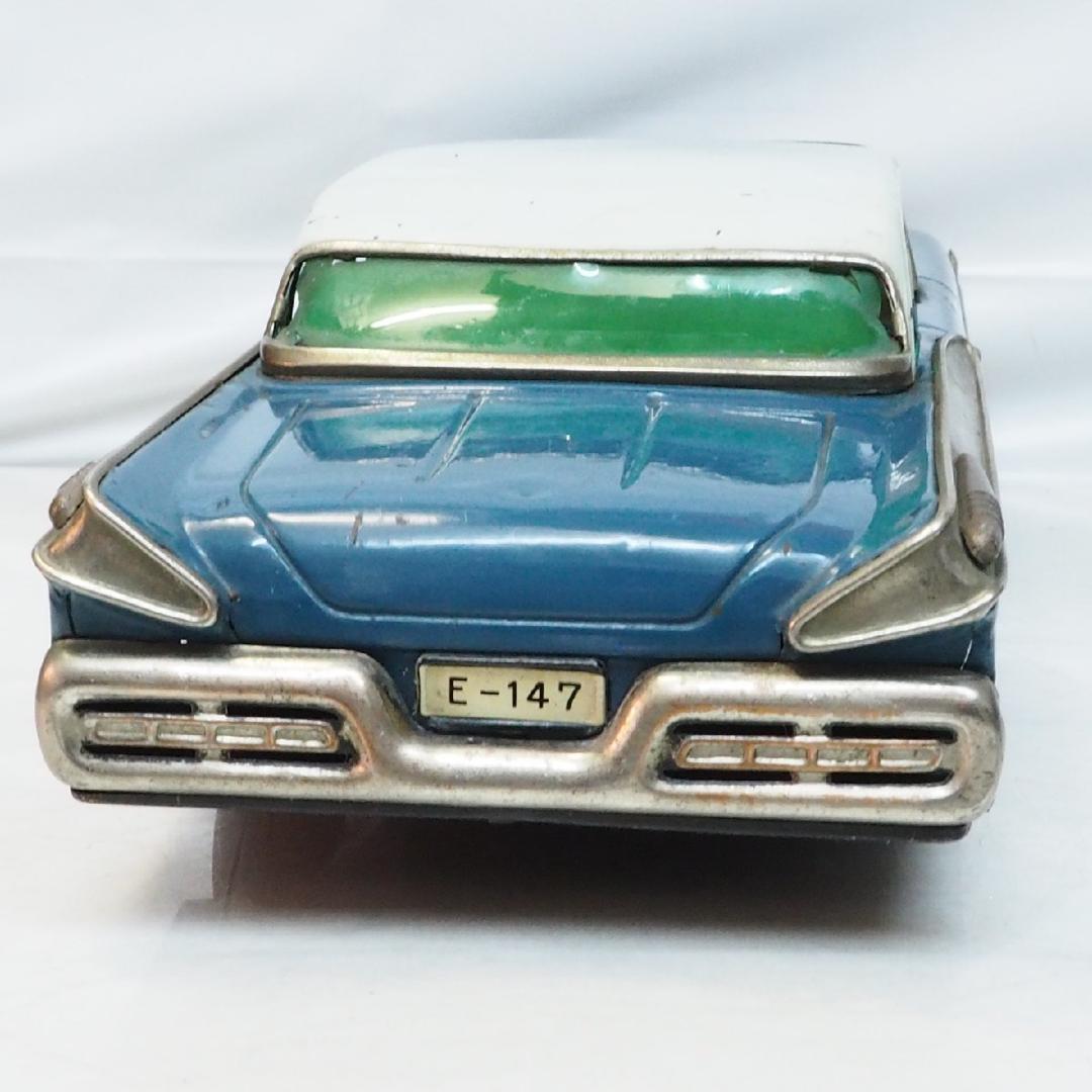 米澤【58マーキュリー モントクリア青 大】ブリキ tin toy car箱無