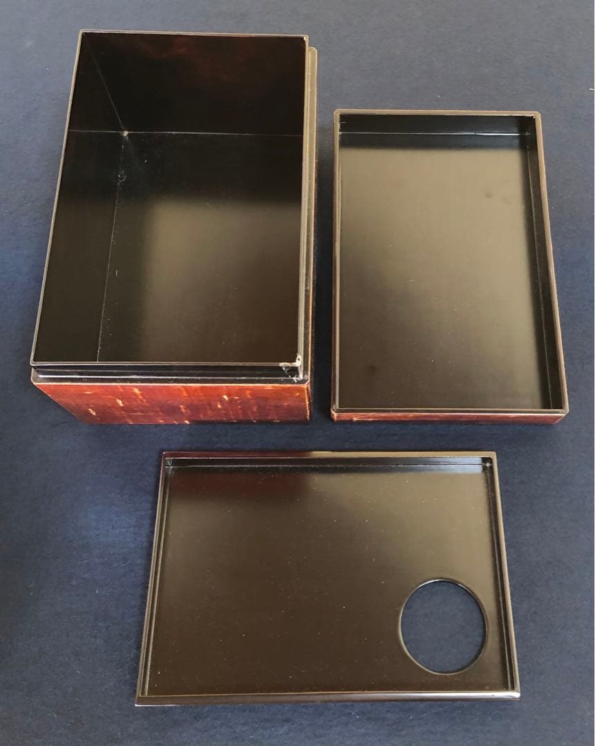 ‼️割引《R》茶道具 茶箱 お茶道具9点 帛紗 仕覆付　250731F3