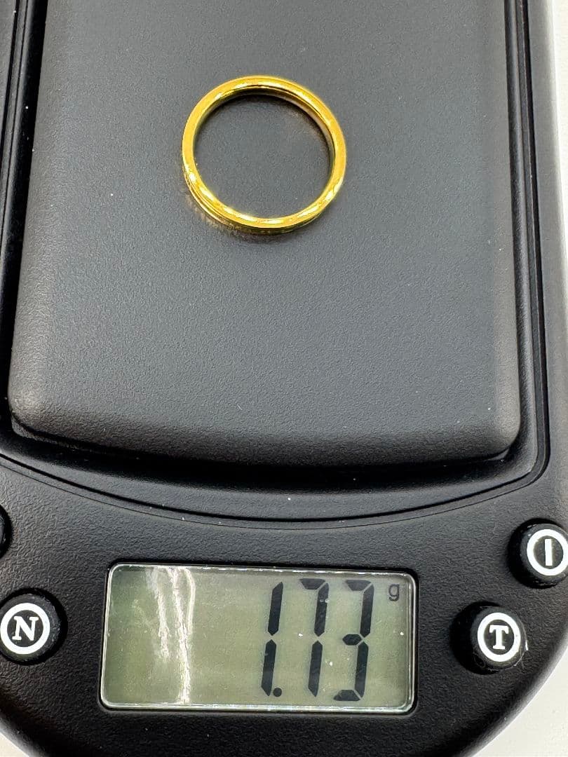 K18ゴールドリング 内径2.6mm 1.73g 11号