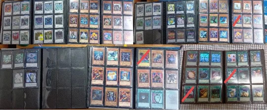 1103引退品デッキ10個サイド付き、関連カードバインダー2個