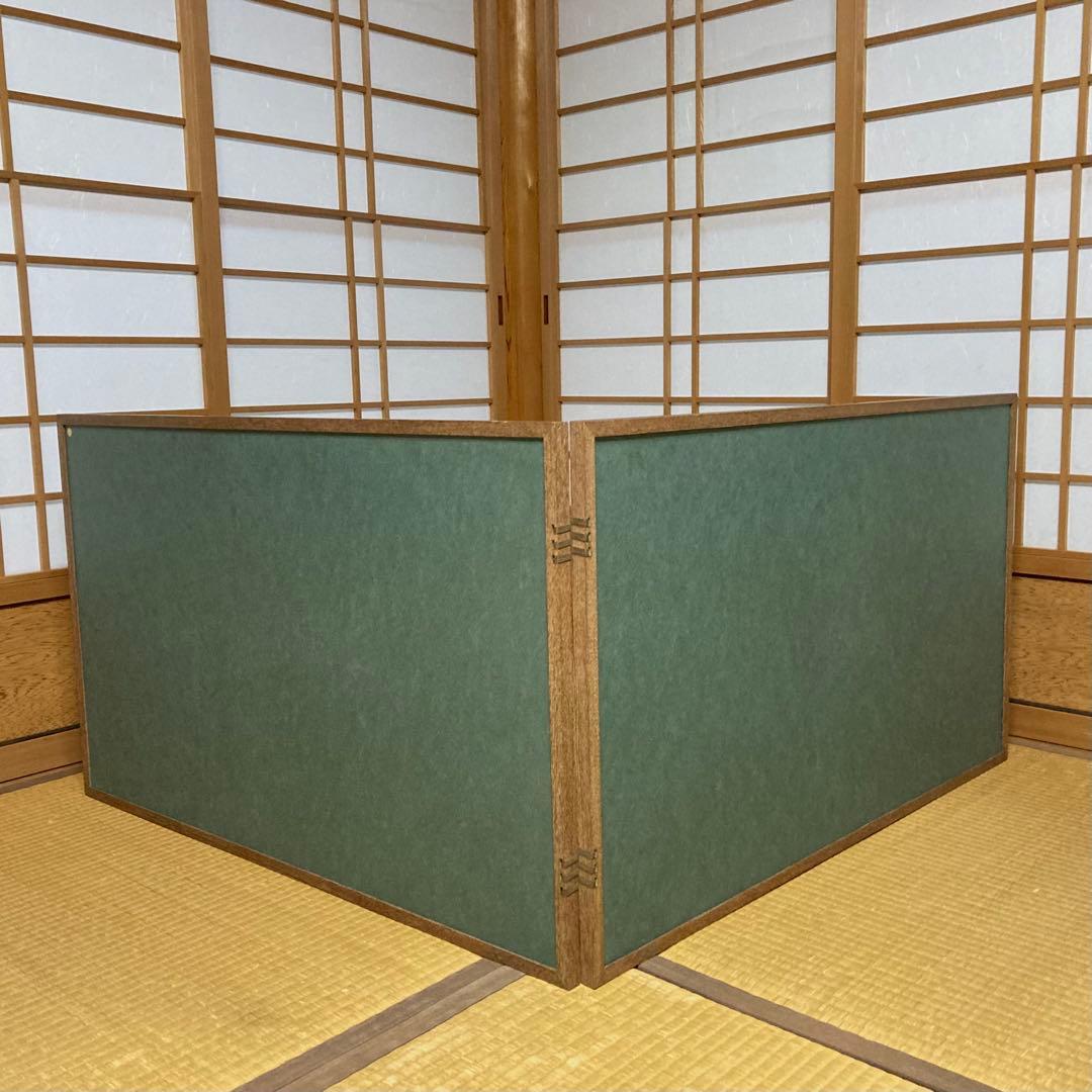 和歌 短歌 詩 古典 和風 衝立 屏風 茶道具 パーテーション 大型 レトロ