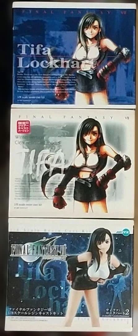 【未組立】コトブキヤ 1/8 レジンキャストキット ティファ3種セット