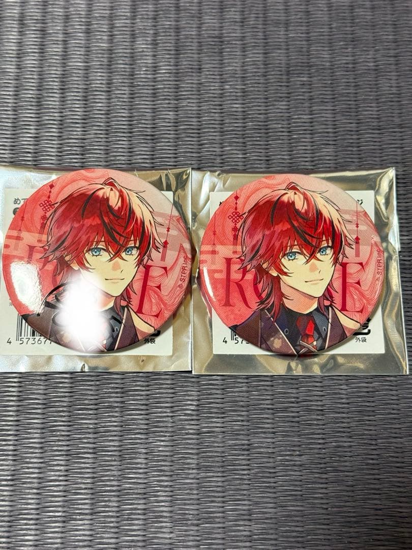 めておら　ロゼ君サイン付き缶バッジ　2026new year ver