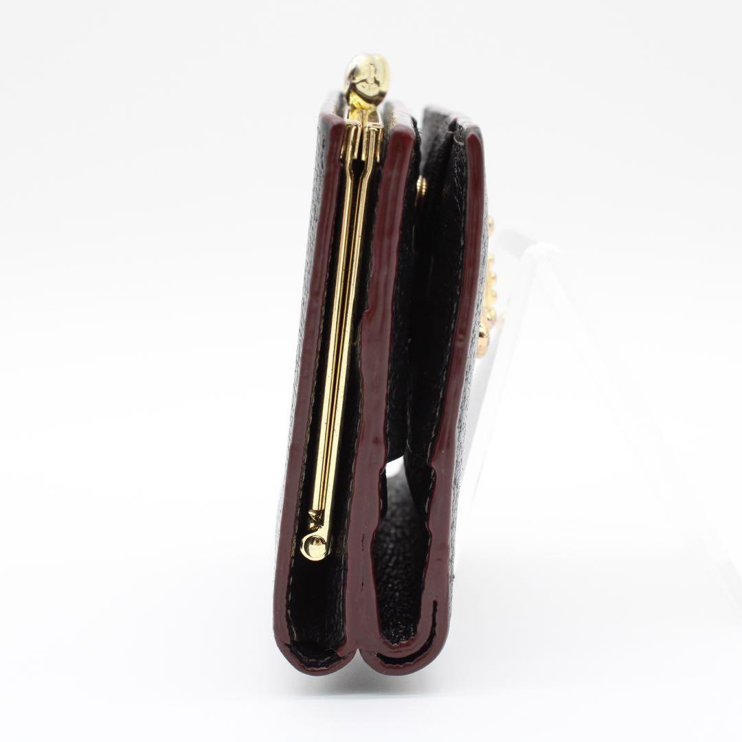 【美品】Vivienne 二つ折り財布 がま口 EXECUTIVE ブラック