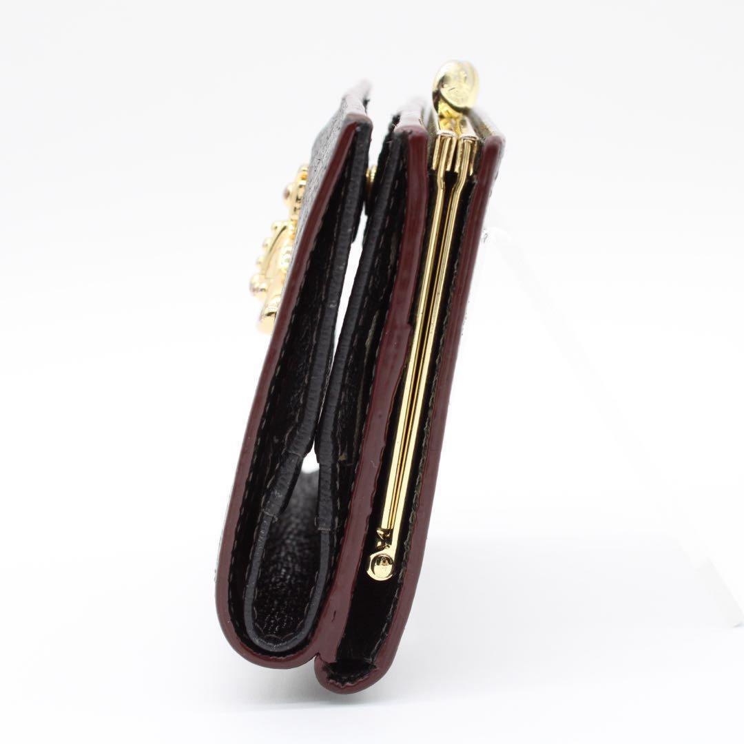 【美品】Vivienne 二つ折り財布 がま口 EXECUTIVE ブラック