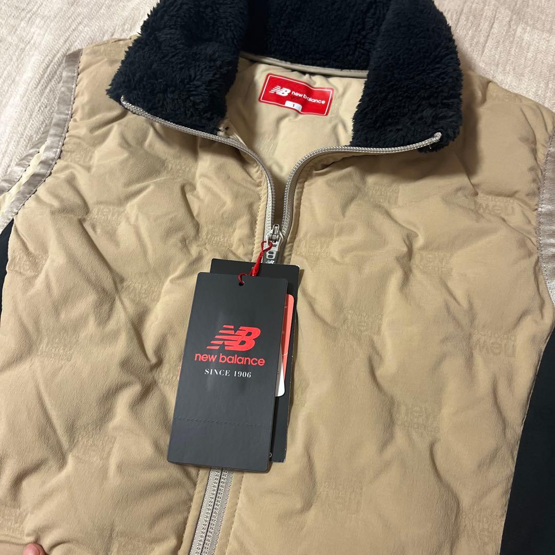 【新品】ニューバランスゴルフ ダウンワンピース ベージュサイズ1 （M）