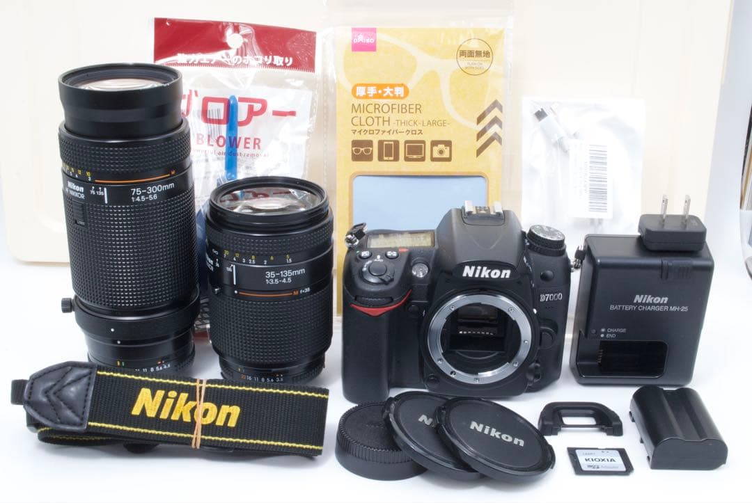 ❤️極美品☘️スマホ転送⭐️Nikon D7000 ダブルレンズ　初心者/本格撮影録画