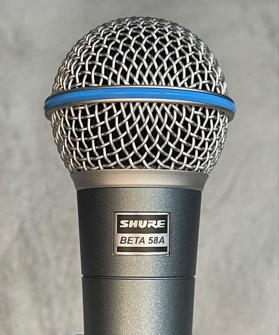 ①SHURE BETA 58A 【美品・正規品】ダイナミックマイク