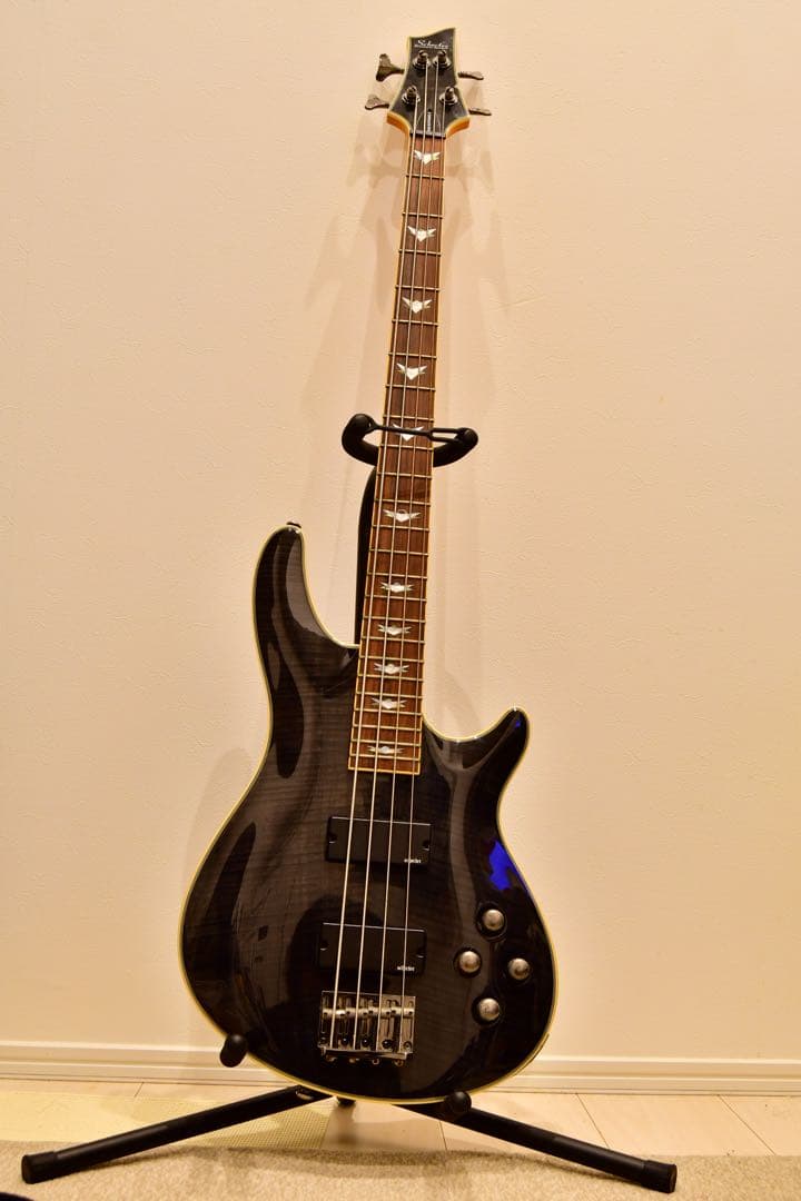 Schecter omen extreme-4 電池 ケース付き