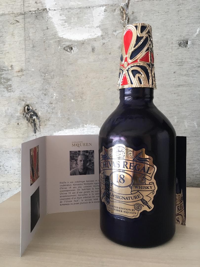 希少 CHIVAS REGAL 18 ALEXANDER McQUEEN