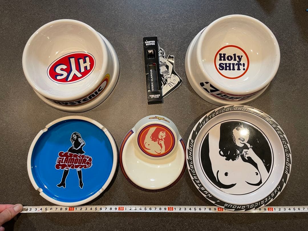 HYSTERIC GLAMOUR 灰皿 ペットフード 皿等セット