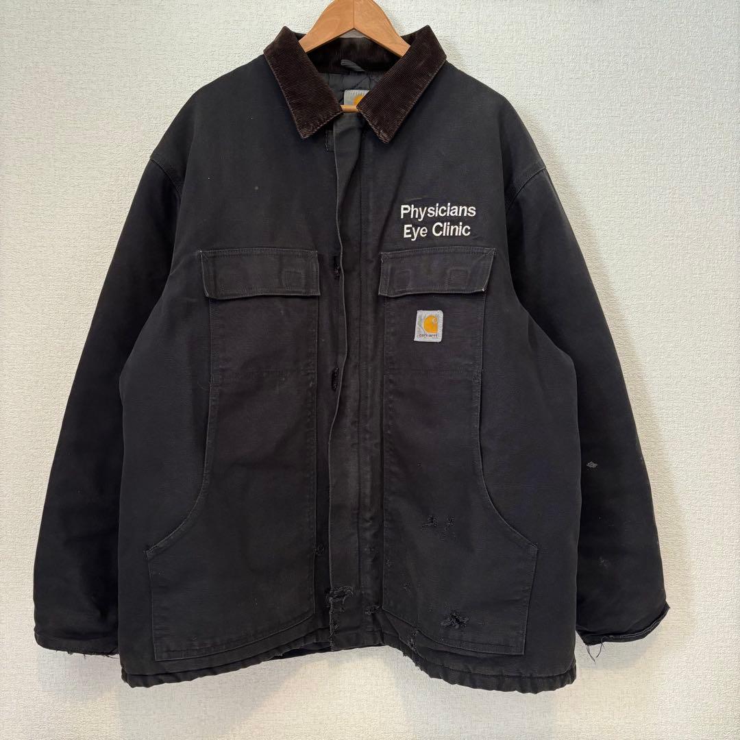 o*f様 Carhartt トラディショナルジャケット 企業ロゴ 刺繍 XL メ