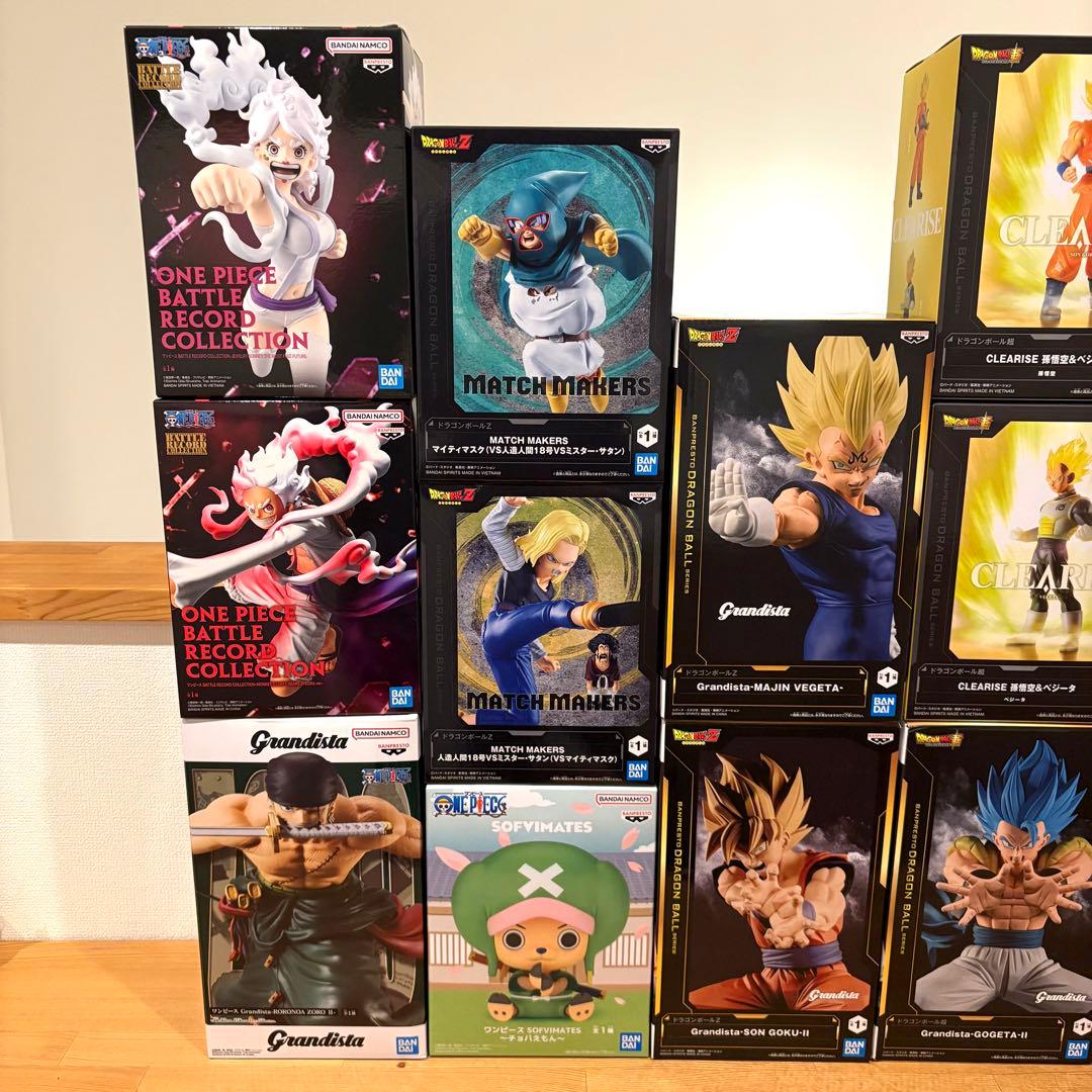 ジャンプ系フィギュア ワンピース ドラゴンボール19体盛り盛りセット!！