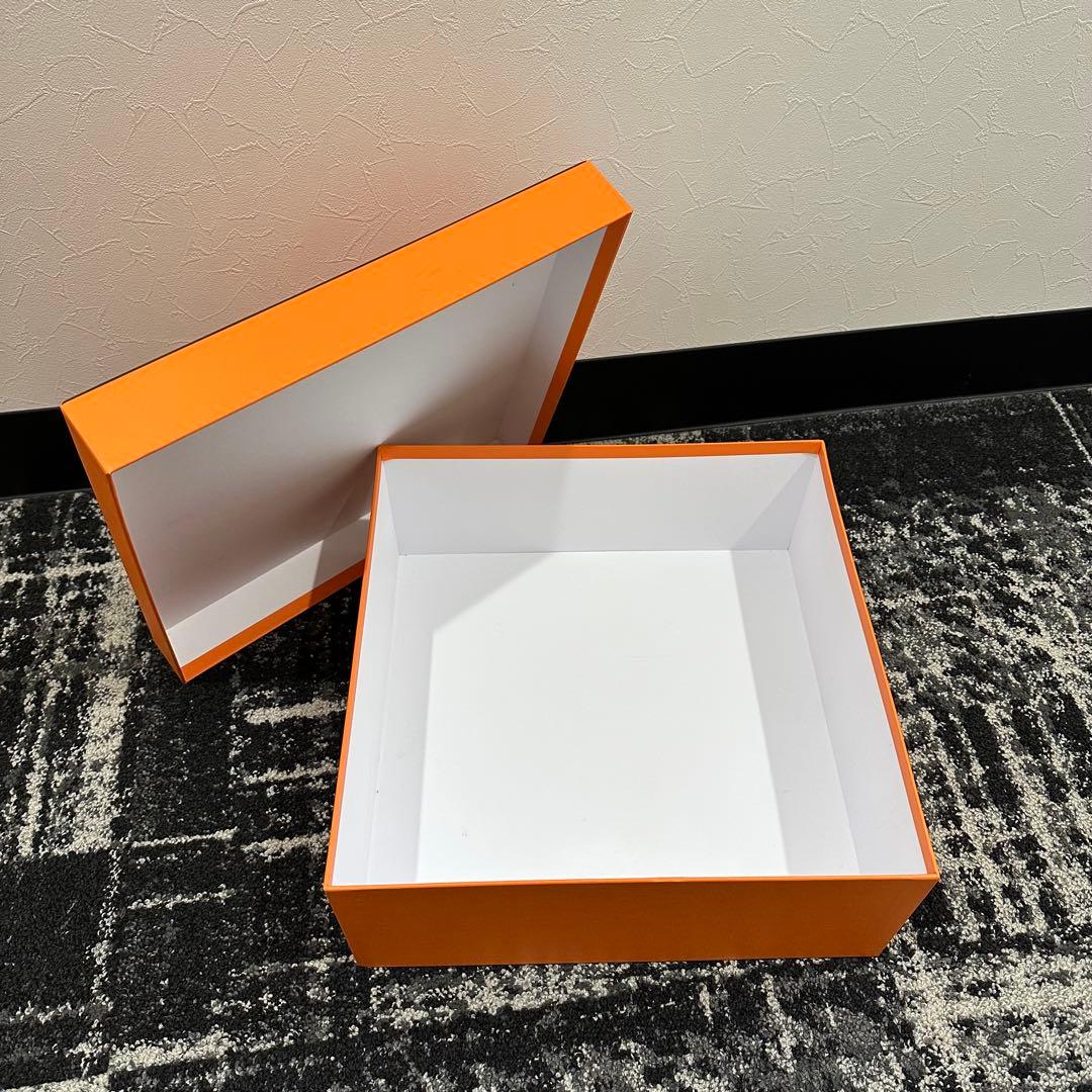 15 美品　HERMES　エルメス　オレンジ　空箱　化粧箱　単品