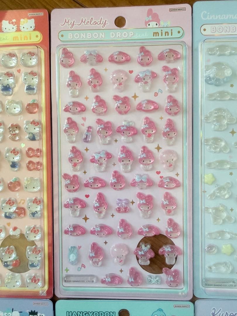 【正規品】サンリオ ボンボンドロップシールミニ コンプリートセット