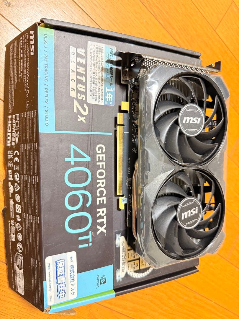 MSI GeForce RTX 4060 Ti 本体