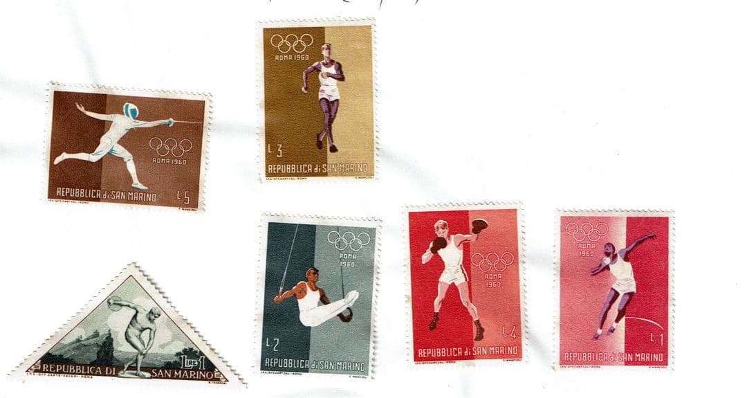 サンマリノ オリンピック記念切手 6枚セット
