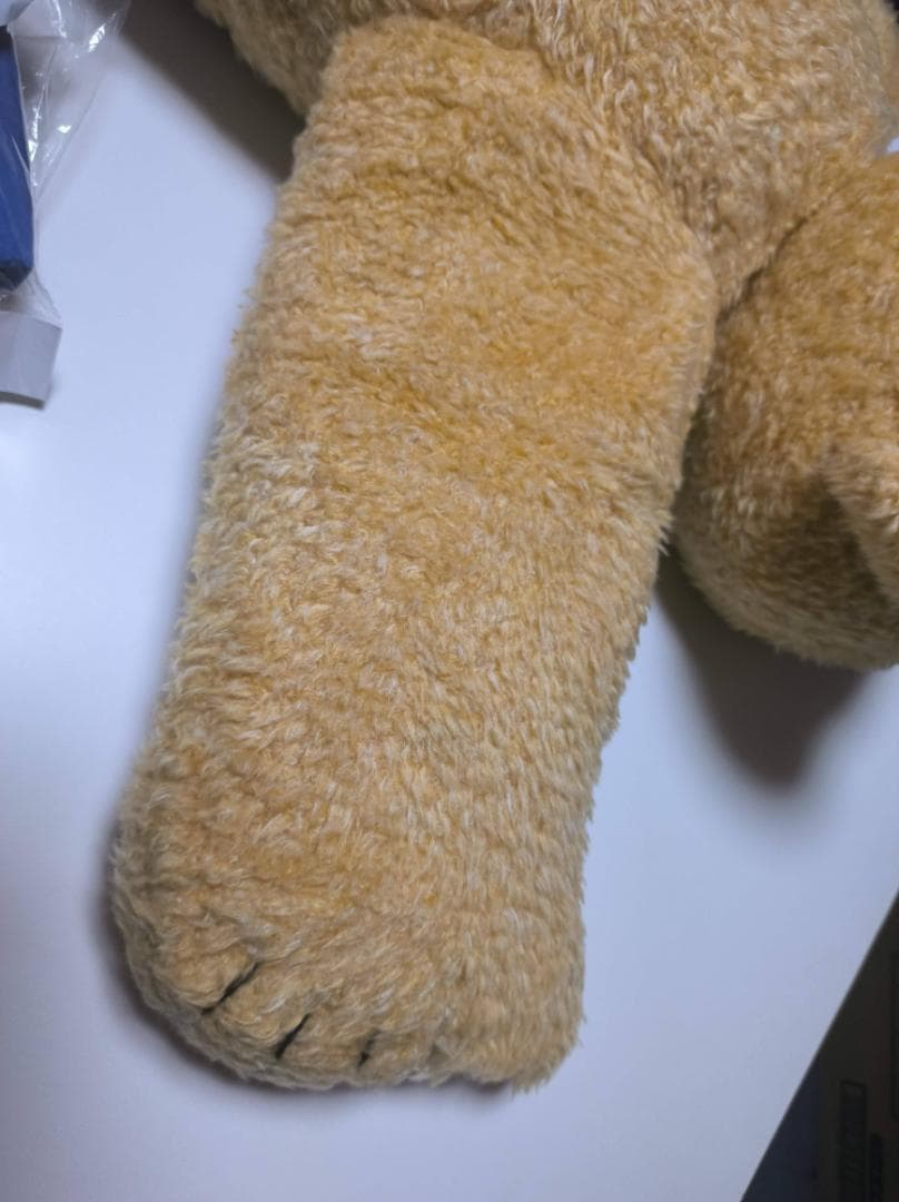 美品・レア うでまクマ ヘペル 小さな子の添い寝腕枕 ぬいぐるみ[80cm]