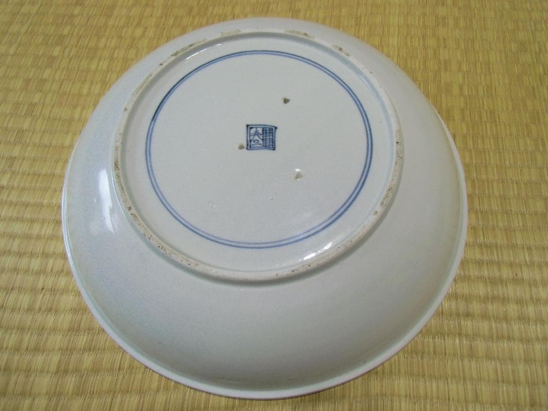 古伊万里　阿呆っぽい鳥　と　龍　大皿