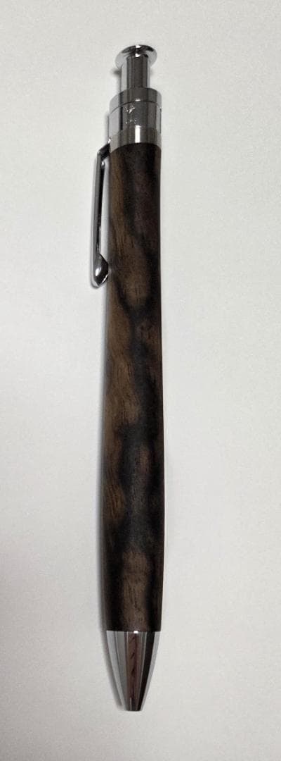 【美品】工房楔 木軸ボールペン ルーチェペン（黒柿）