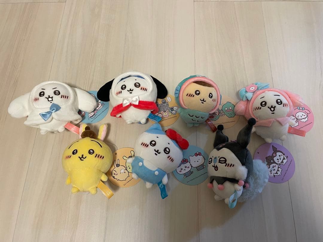 ちいかわ×サンリオ　ぷちミニフードマスコット　初版ぷちミニマスコットコンプセット