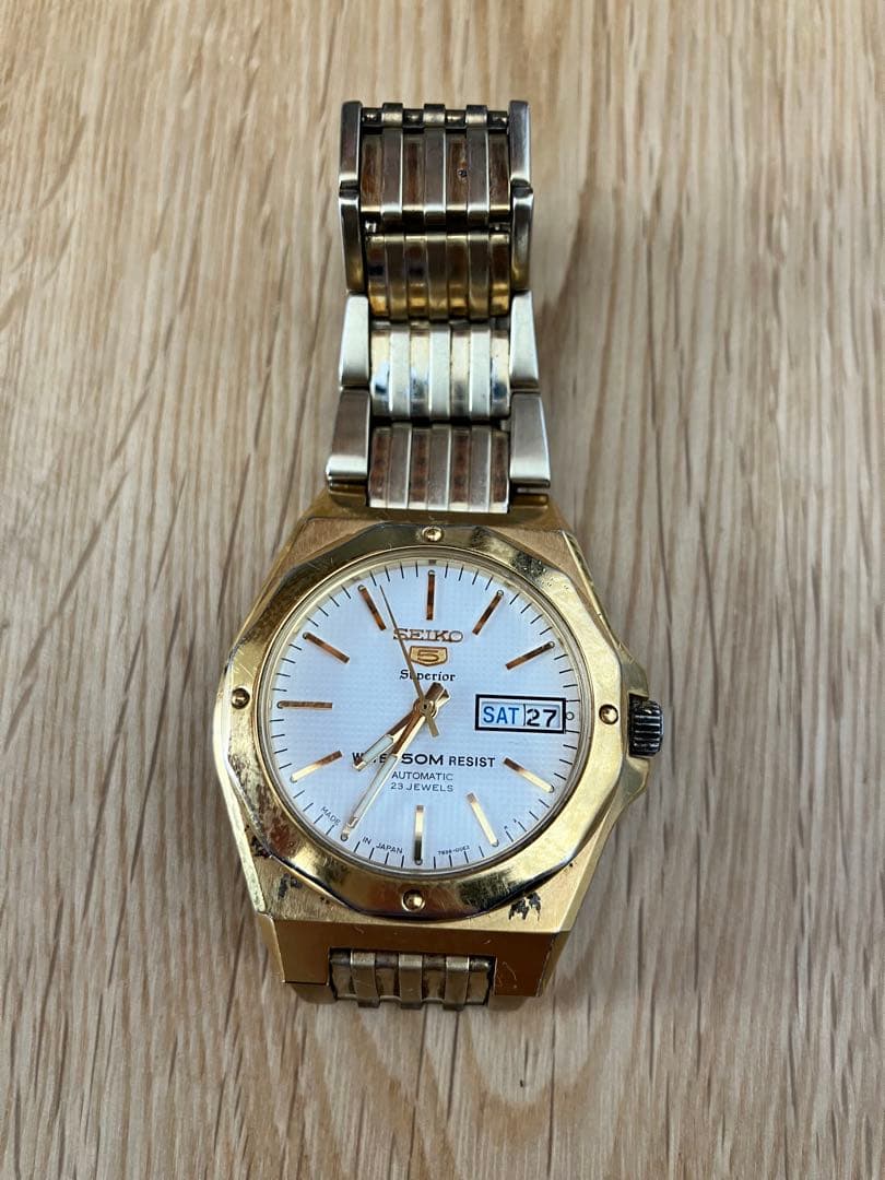 セイコー5 スーペリア SEIKO 5 SUPERIOR 自動巻き 稼働品