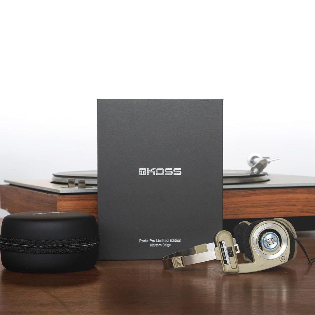 限定版オンイヤーヘッドホン　Koss Porta Pro　リズムベージュ　有線