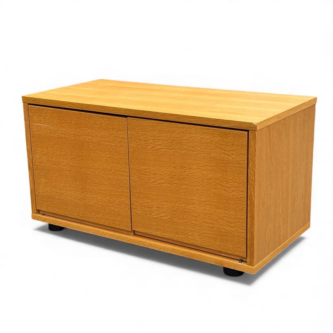 【年末限定】無印良品 スタッキングキャビネット オーク材 テレビ台 廃盤品