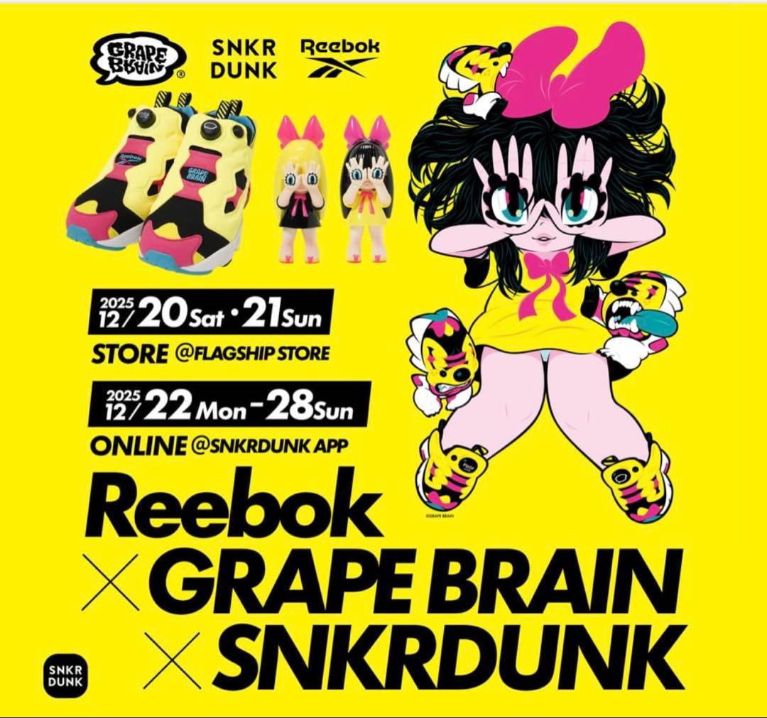 その他 Reebok INSTAPUMP FURY 94 GRAPE BRAIN