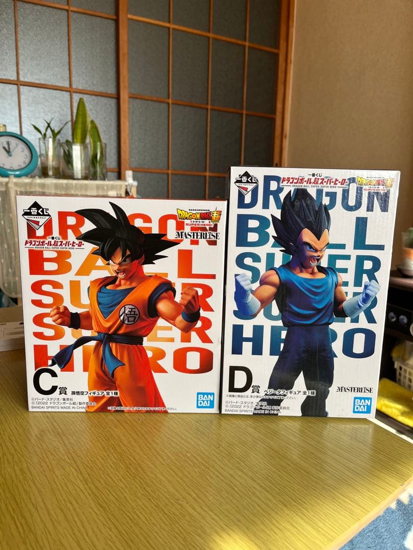 N*T様 一番くじドラゴンボール スーパーヒーロー 悟空 ベジータ フィギュアセ