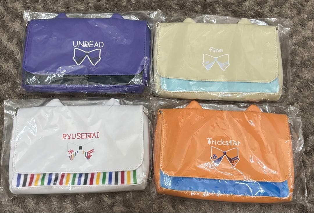 あんスタ　猫耳ショルダー4種　fine Trickstar 流星隊 UNDEAD