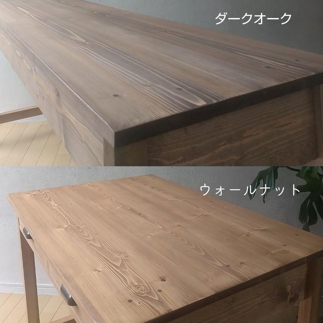 ひとり掛けでもふたり掛けでも 4ドロワーズ作業台 幅170 ワークテーブル