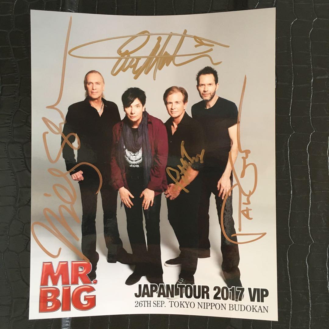 MR.BIGオリジナルメンバー超美品直筆貴重サイン