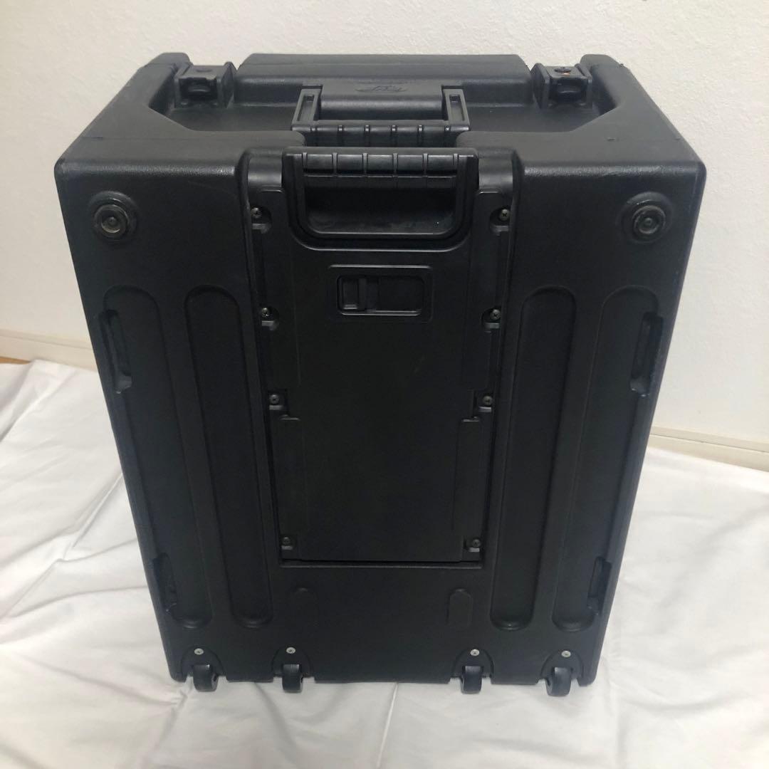 送料込★良品★SKB 4Uコンボラックケース キャスター キャリー 鍵付