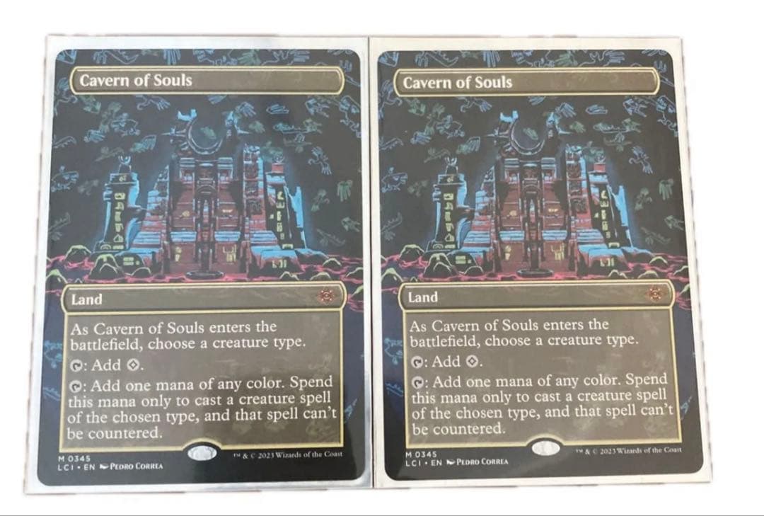 く*る様 mtg 英語　魂の洞窟　ショーケース　拡張　フルアート　2枚セット