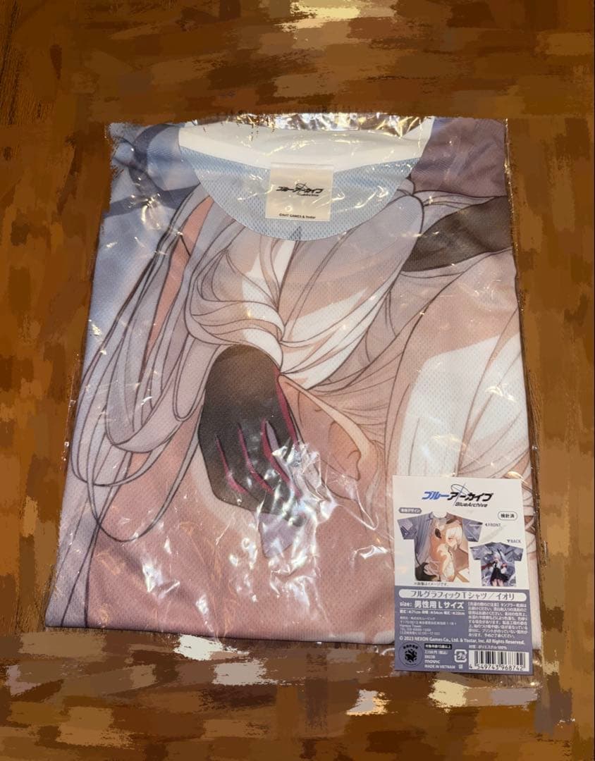 ブルアカ イオリ フルグラフィックTシャツ