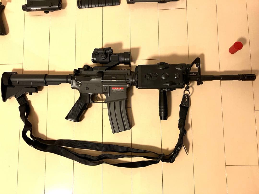 yy 東京マルイM4RIS初期　中古電動エアガン