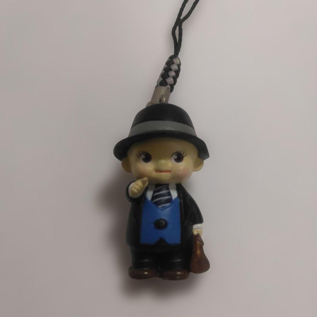 キュージョン　笑ゥせぇるすまん　喪黒福造×キューピー ストラップ