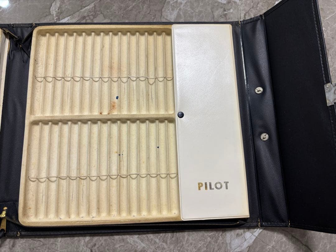 最安値<希少> PILOT 非売品1960's万年筆　営業バック　ヴィンテージ