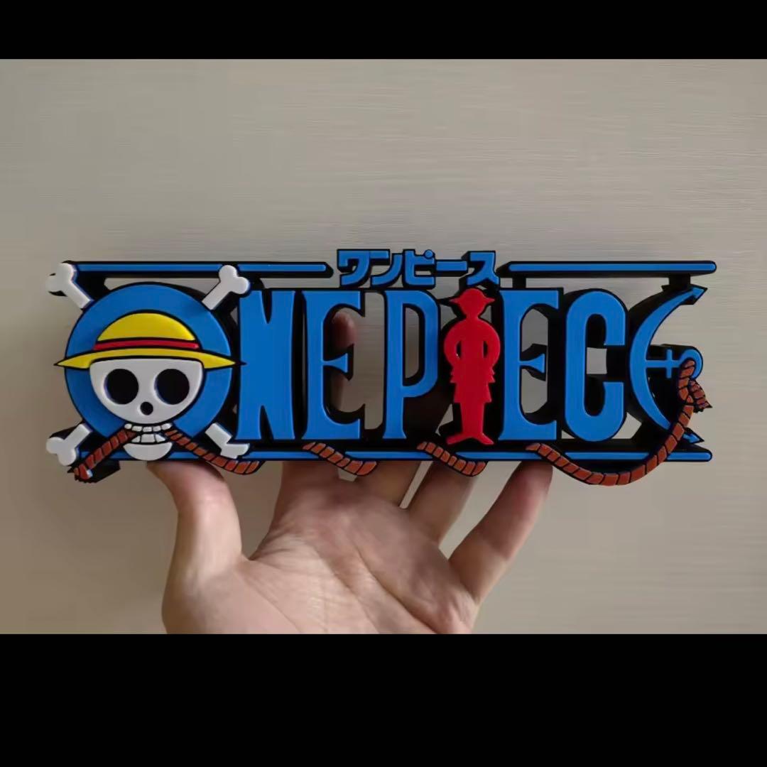 ONE PIECEワンピース立体ロゴ スタンドディスプレイ(25cm)一番くじ似