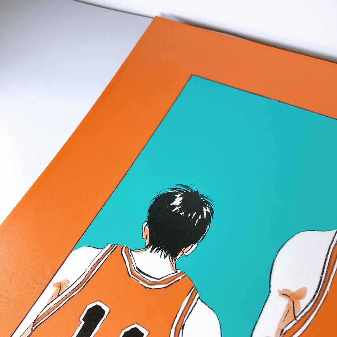 【極美品】スラムダンク ジャンプ展 湘北ver. B2ポスター |2536|☆