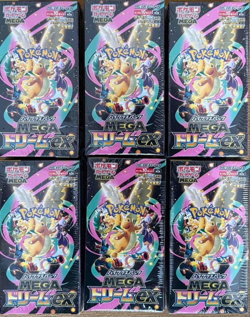 MEGAドリームex 6BOX 未開封シュリンク付き