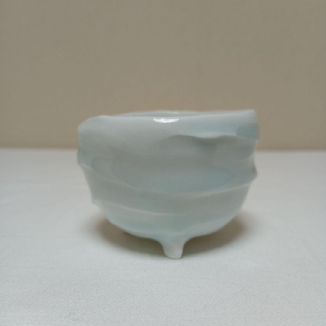 【酒器】水の詩ぐい呑　美濃焼　加藤洋二作
