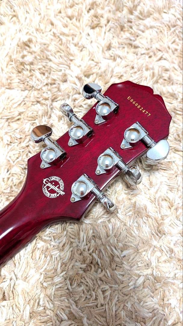 美品　Epiphone　les paul　Special　P-90　ケース付き