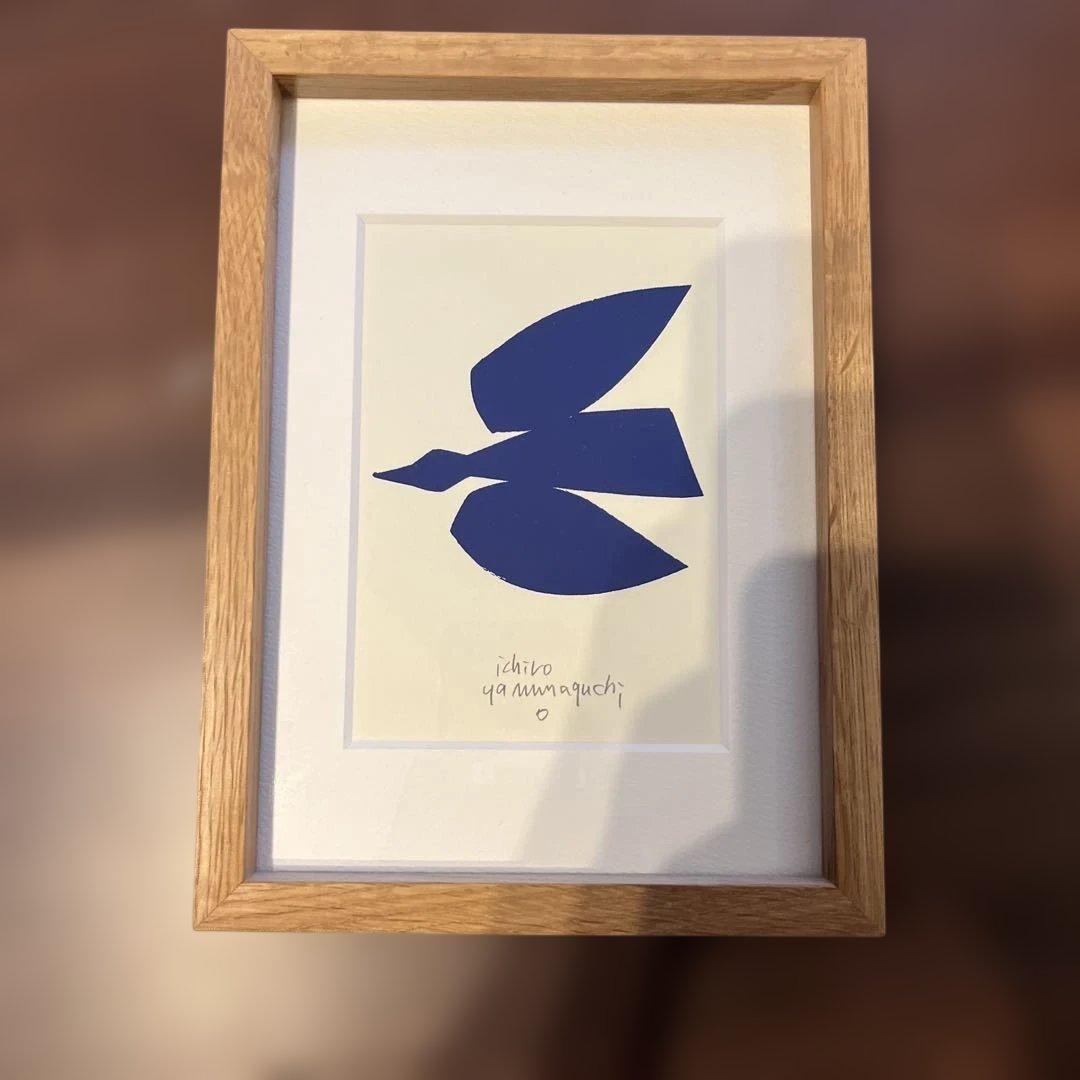 山口一郎　「Blue bird」ポストカードサイズ