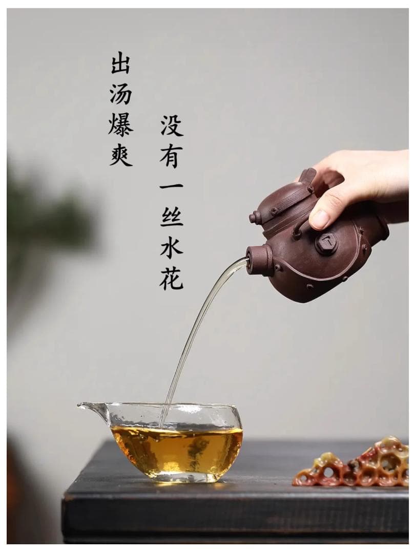 慕茗雅器 中国茶器 宜興紫砂壺 シャーマンタンク 180cc