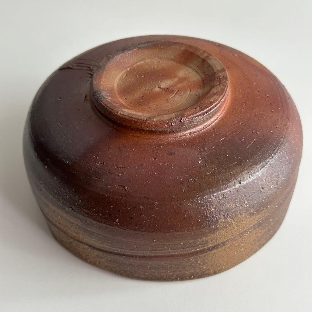 鈴木勝詞 備前 茶器 緋襷 牡丹餅 茶碗 共箱